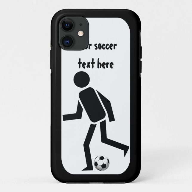 Soccer player and ball custom gift Case-Mate iPhone case (Back)