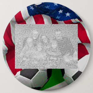 Soccer Player Button Template