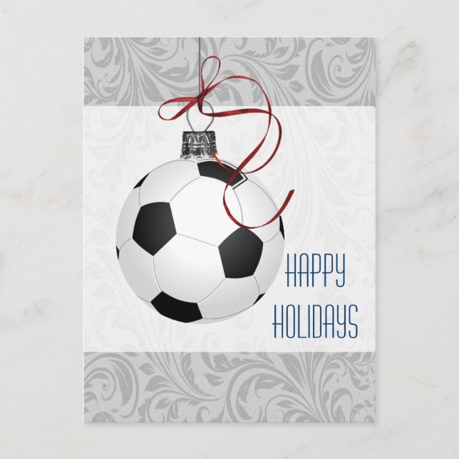 soccer player Christmas Cards (Front)