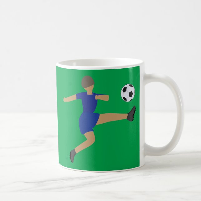 Soccer Player Coffee Mug (Right)