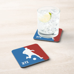 Soccer Player custom coasters