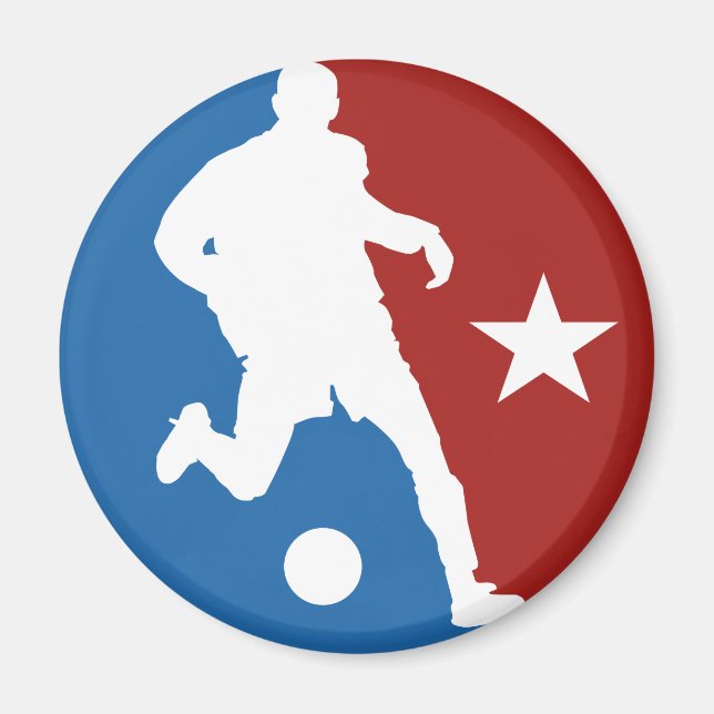 Soccer Player custom magnet (Front)