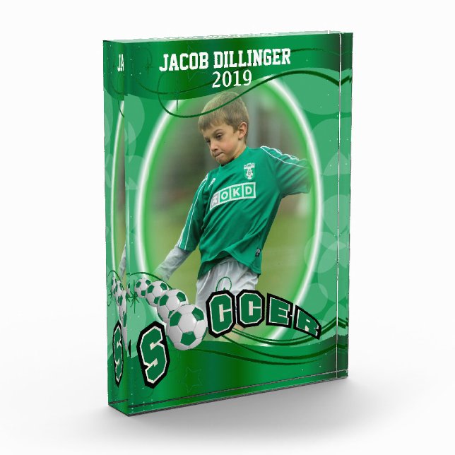 Soccer Player Design - DIY Photo Template (Left)
