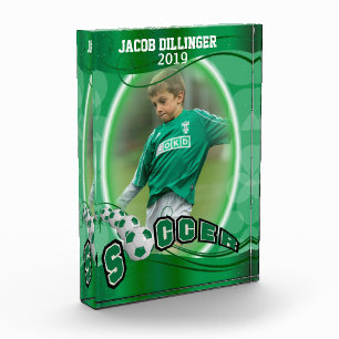 Soccer Player Design - DIY Photo Template Block