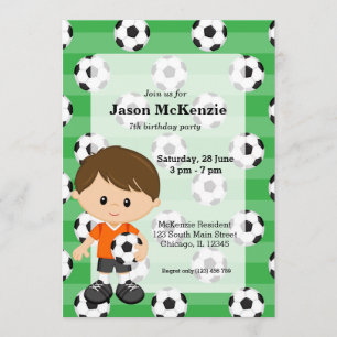 Soccer player invitation