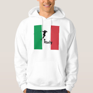 Soccer Player, Italy customizable Hoodie