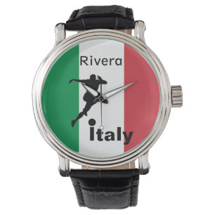 Soccer Player, Italy customizable Watch