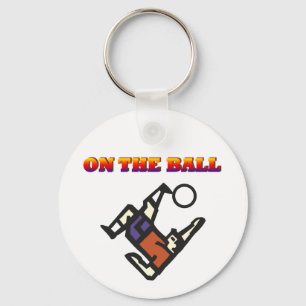 Soccer player keychain