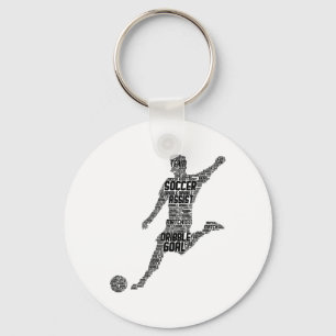 Soccer Player Men Kids Boys _1 Keychain