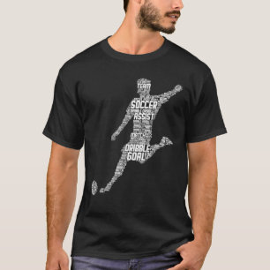 Soccer Player Men Kids Boys T-Shirt