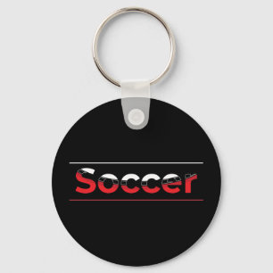 Soccer Player - Minimalist Art Geometric Arch Keychain