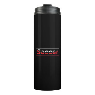 Soccer Player - Minimalist Art Geometric Arch Thermal Tumbler
