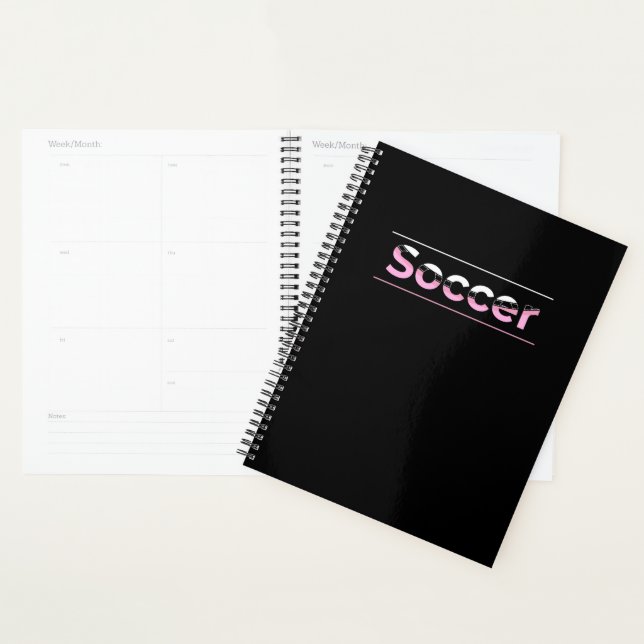 Soccer Player Minimalist Word Art - Arch Planner (Display)