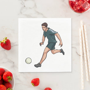 Soccer Player Napkin