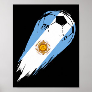 Soccer Player Of Pride Argentina Poster