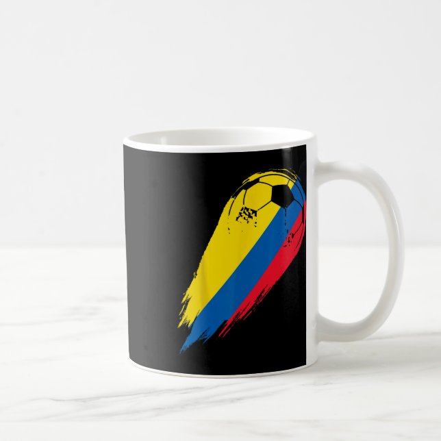 Soccer Player Of Pride Colombia  Coffee Mug (Right)