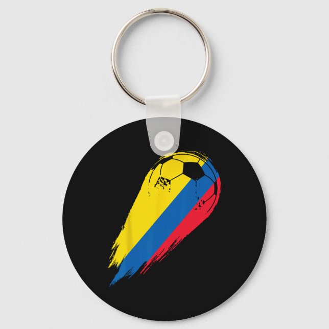 Soccer Player Of Pride Colombia  Keychain (Front)