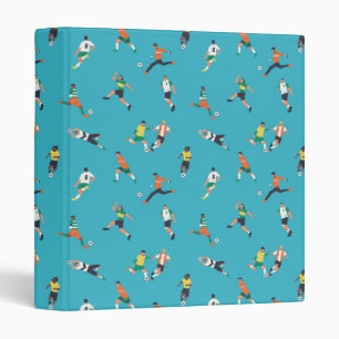 Soccer Player Pattern Binder