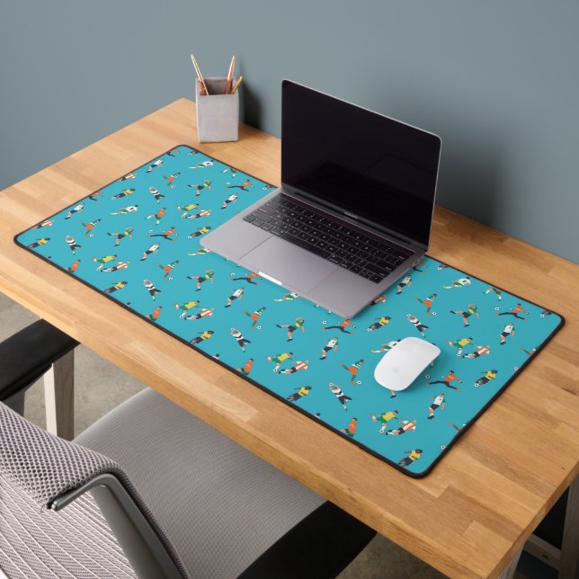 Soccer Player Pattern Desk Mat (Office 2)