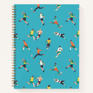 Soccer Player Pattern Notebook
