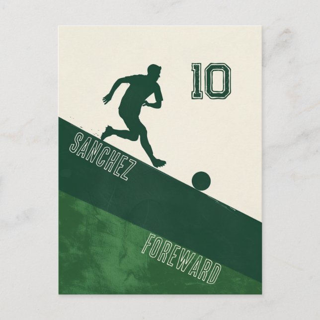 Soccer Player Postcard (Front)