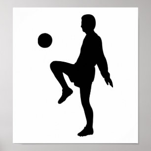 Soccer player poster