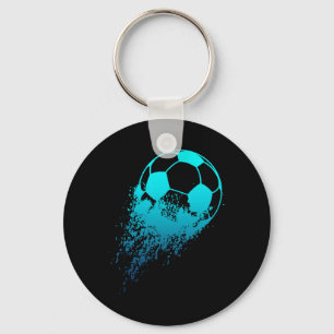 Soccer Player Sport Vintage Men Boys Soccer Ll Keychain