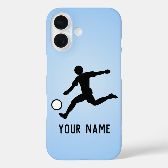 Soccer Player with ball - League Footballer custom Case-Mate iPhone Case (Back)