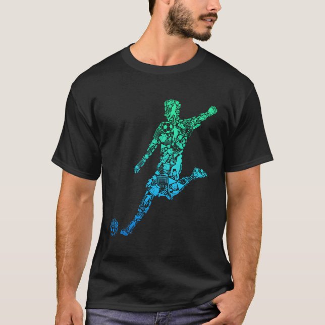 Soccer Player Youth T-Shirt (Front)