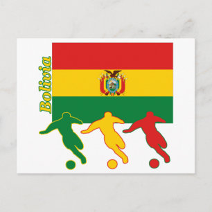 Soccer Players - Bolivia Postcard