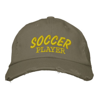Soccer Players Custom Embroidered Hat