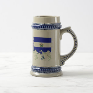 Soccer Players - El Salvador Beer Stein