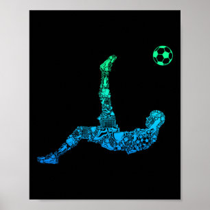 Soccer Players Men Poster