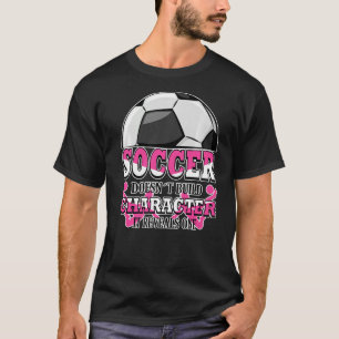 Soccer Players Soccer Team Graphic Women Girls Soc T-Shirt