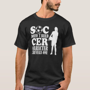 Soccer Players Soccer Team Graphic Women Girls Soc T-Shirt