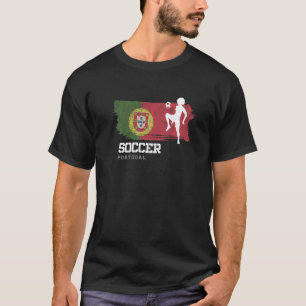 Soccer Portugal Flag Football Womens Soccer Girls T-Shirt