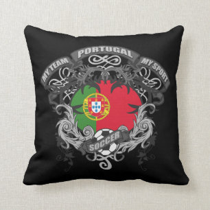 Soccer Portugal Throw Pillow