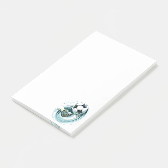 Soccer Post-it Notes (Angled)
