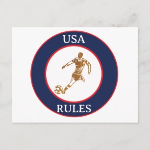 SOCCER POSTCARD