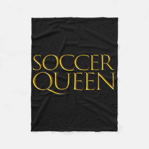 Soccer Queen Cute Mothers Day Soccer Moms Fleece Blanket