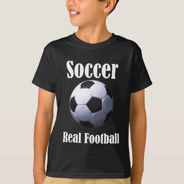Soccer Real Football T-Shirt (Front)