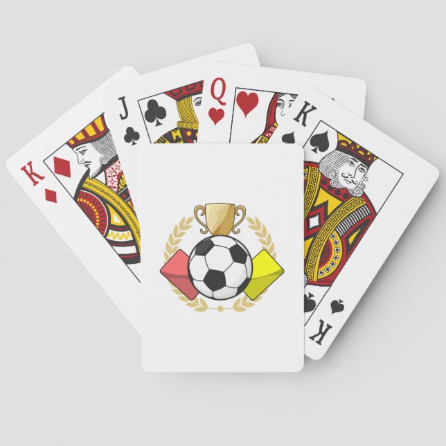 Soccer red & yellow card Trophy (Back)