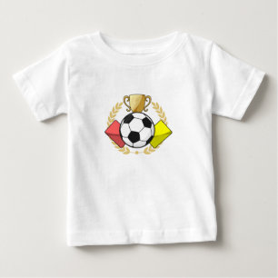 Soccer red & yellow card Trophy Baby T-Shirt