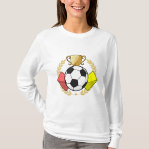 Soccer red & yellow card Trophy T-Shirt
