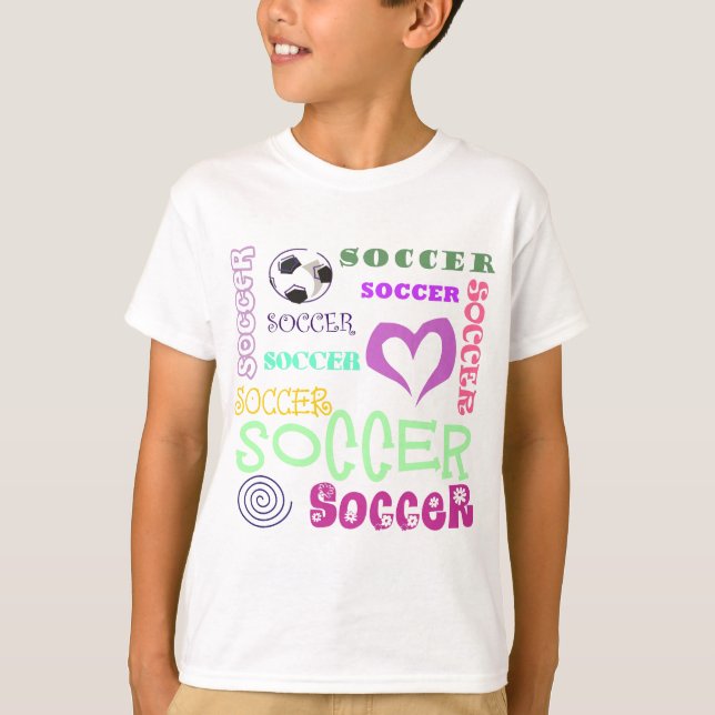 Soccer Repeating T-Shirt (Front)