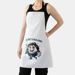 Soccer Reporter Mascot Apron