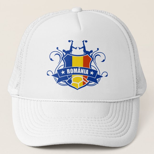 soccer ROMANIA Trucker Hat (Front)