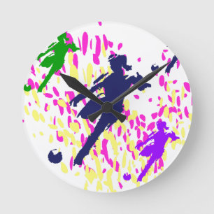 SOCCER ROUND CLOCK