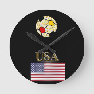 SOCCER ROUND CLOCK