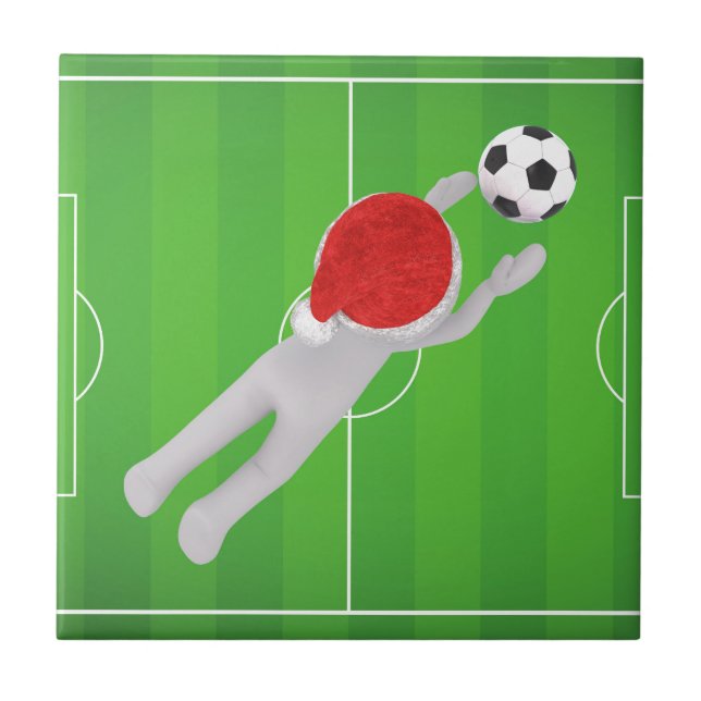 soccer santa tile (Front)